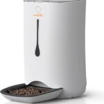 WOPET Automatic Dog Feeder, 7L Pet Food Dispenser for Cats and Dogs, Automatic Cat Feeders with Protion Control, Voice Recorder&Programmable Timer for up to 5 Meals Per Day