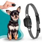Bark Collar for Small/Medium Dogs, No Shock Anti Bark Collar, Rechargeable Anti Barking Collar w/2 Vibration & Beep Modes, Waterproof Shockless Smart Dog Stop Barking Control Device (Anthracite)