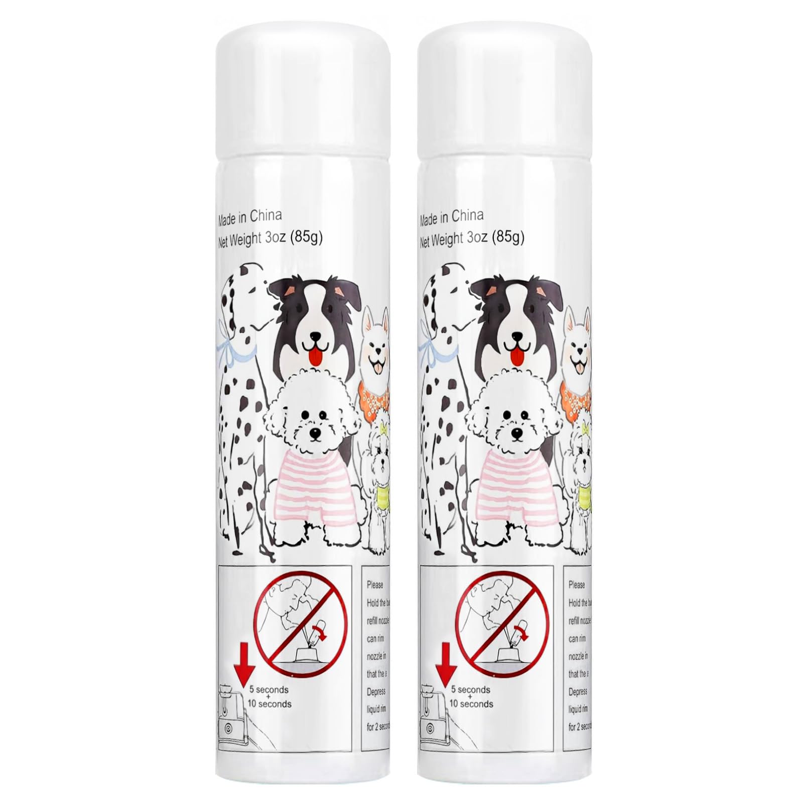 Version 1.0.0 Citronella Spray Refill 2 Pack 3oz 85g Can with Most Citronella Bark Collar | Up To 400 Sprays per Can, Eco-Friendly Formula,Spray Bark Collar & Remote Trainers Humane & Safer Citronella Refill Dog - Image 1