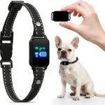 Dog Bark Collar, Bark Collar, Training Bark Collar | IP67 Waterproof, 5-60LBS Small & Medium Dogs, Rechargeable Anti Barking Collar with 3Modes, 5 Beep&7 Level Sensitivity Black