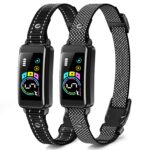 Bark Collar, 2 Pack Smart Dog Bark Collar for Large Medium Small Dogs, Anti Barking Device for Dogs Training Collar with Beep Vibration Harmless Shock, 5 Adjustable Sensitivity (Black)