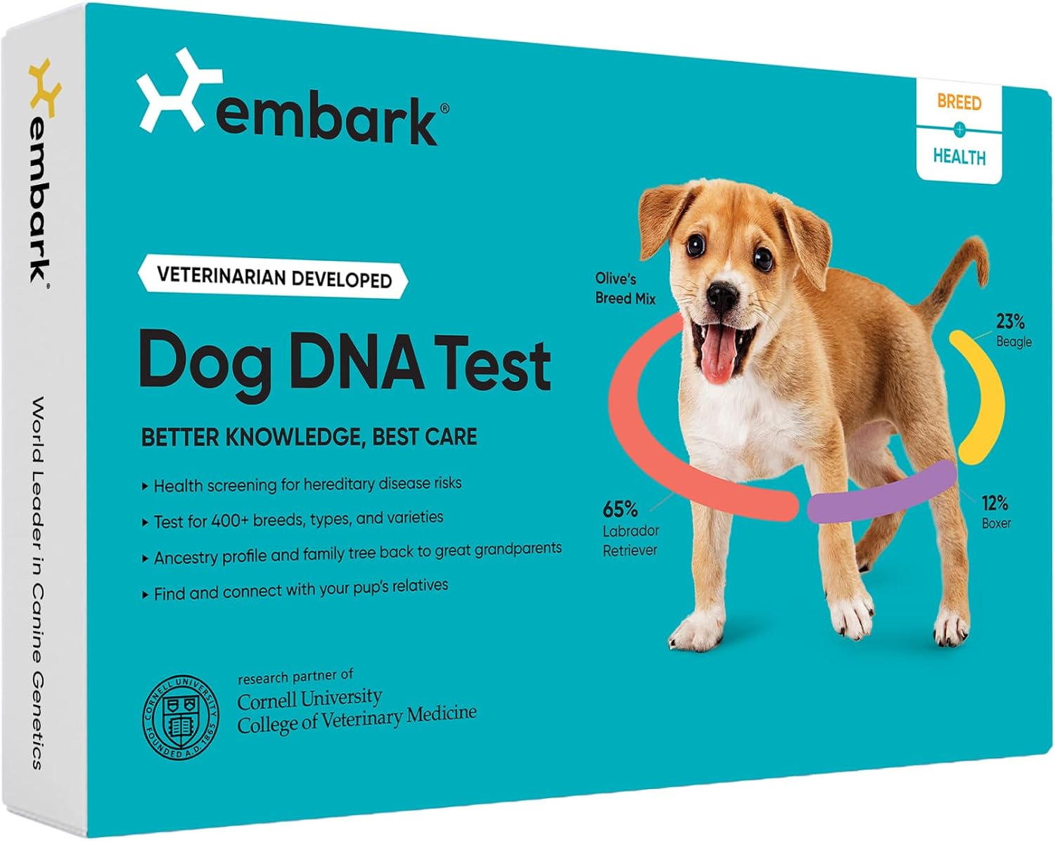 71BcpWuSjqL._AC_SL1500_.jpg Embark Breed & Health Dog DNA Test – 400+ Breeds, 270+ Health Risks - Image 1