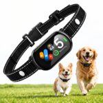 Dog Bark Collar with AI Bark Recognition, Smart Anti Bark Collar for Small Medium Large Dogs, Rechargeable Dog Training Collar with False Trigger Protection, Adjustable Sensitivity, Waterproof
