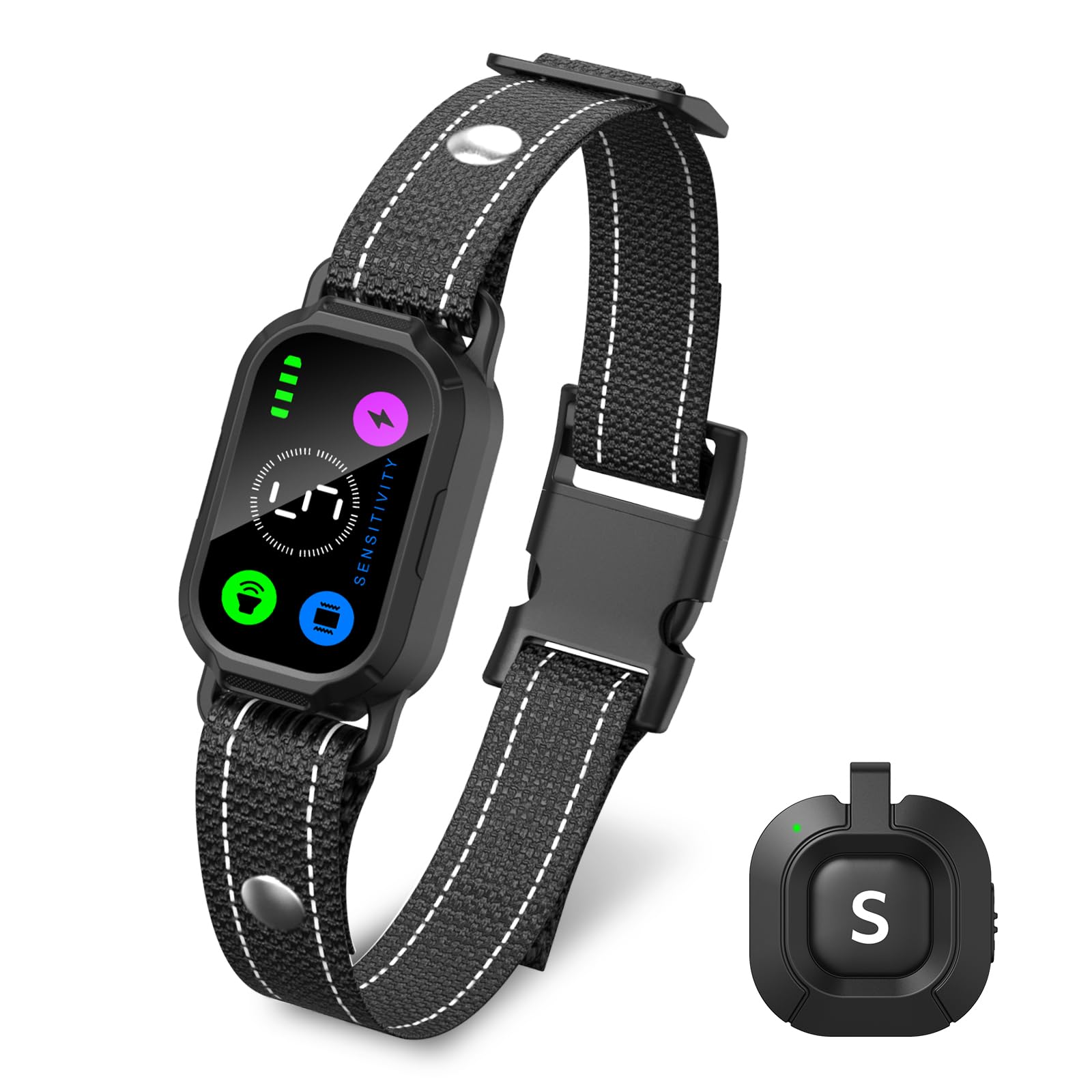 Version 1.0.0 Dog Bark Collar with Remote Control,Smart 2-in-1 Automatic & Manual Anti Barking Dog Training Collar with Beep,Vibration,Static Modes for Large Medium Small Dogs,5 Adjustable Sensitivity - Image 1