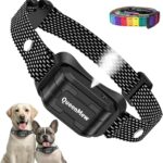 Citronella Dog Bark Collar for Large Medium Small Dogs, No Shock Bark Collar with 3 Adjustable Sensitivity & Spray Levels, Rechargeable Anti-Bark Collars with 2 Collar Straps, Black