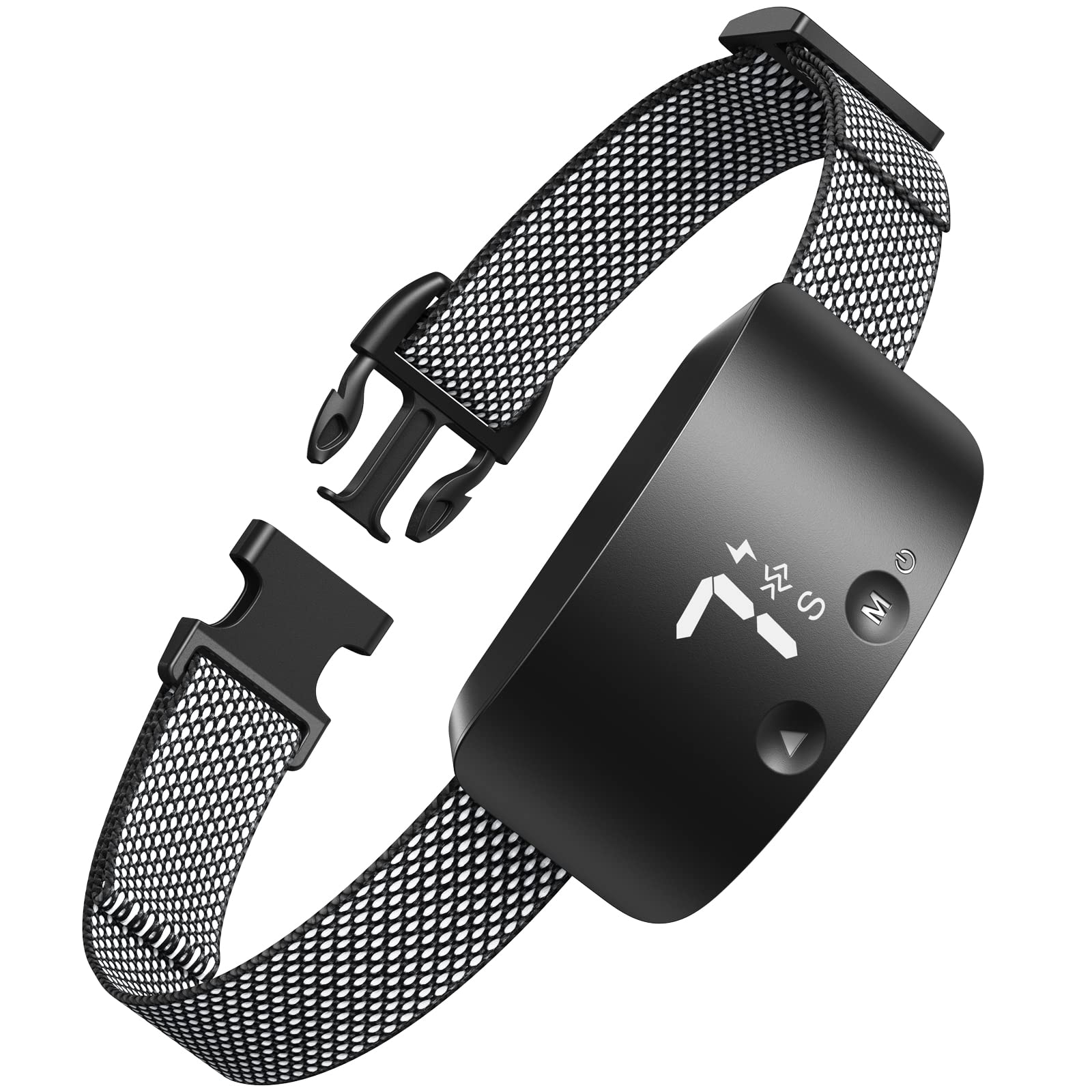 Version 1.0.0 NBJU Bark Collar for Dogs,Rechargeable Anti Barking Training Collar with 7 Adjustable Sensitivity and Intensity Beep Vibration for Small Medium Large Dogs (Black) - Image 1