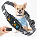 Dog Bark Collar with 7 Sensitivities,No Shock Anti Barking Collars | 3 Adjustable Modes,Long Lasting Life,beep & Vibration,Rechargeable & Waterproof,For Large Medium Small Dogs,