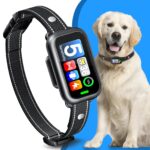 Smart Dog Bark Collar for Small Medium Large Dog, Effective No-Bark Collar | Fits 8-120lbs Dogs, 4 Training Modes, 5 Adjustable Sensitivity Levels, Built-in Bark Counter, Rechargeable, Waterproof