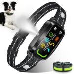 Citronella Bark Collar for Dogs, 5 Training Modes & Levels, No Spray Refill | Anti Barking Training Collar, beep/vibration/spray modes, IP65 waterproof, for S/M/L Citronella Dog Collar, with 2 straps