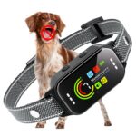 JEUJE Dog Bark Collar 2 Pack, Bark Collar for Large Medium Small Dogs 8-120lbs, AUTO Barking Collar, Bark Training Collar with 7-Level Sensitivity + 5 Safety Modes Humane Training System