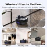 WOPET W600 Pro Cordless Pet Water Fountain for Large Dogs or Multiple Cats, 6L/205oz 5000mAh Battery Operated - Image 2