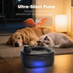 WOPET W600 Pro Cordless Pet Water Fountain for Large Dogs or Multiple Cats, 6L/205oz 5000mAh Battery Operated - Image 5