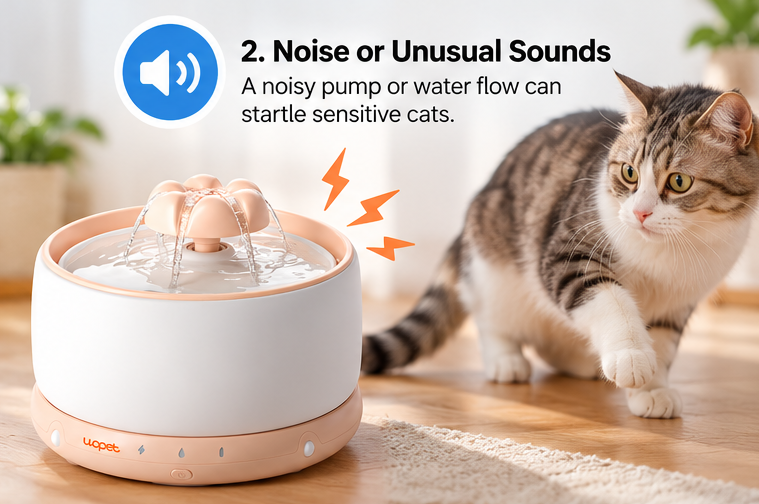 Cat Suddenly Stop Using the Water Fountain