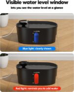 WOPET A08 8L/2.1Gal Pet Water Fountain For Multiple Cats or Large Dogs - Image 4