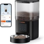 WOPET CA10 4L Automatic Cat Feeder, 5G&2.4G Smart WiFi Pet Feeder with App Control