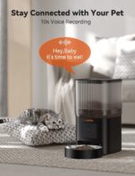 WOPET CA10 4L Automatic Cat Feeder, 5G&2.4G Smart WiFi Pet Feeder with App Control - Image 5