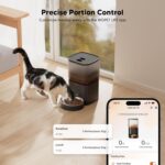WOPET CA10 4L Automatic Cat Feeder, 5G&2.4G Smart WiFi Pet Feeder with App Control - Image 4