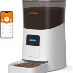 WOPET F07 6L Automatic Cat Feeder, WiFi Automatic Dog Feeder with APP Control for Remote Feeding