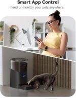 WOPET F07 Pro 6L Automatic Pet Feeder For Cats or Dogs, Voice Recorder WiFi Remote Control - Image 2