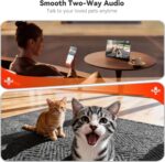 WOPET HV10P Automatic Dog Feeder with Camera,1080P HD Video with Night Vision - Image 6