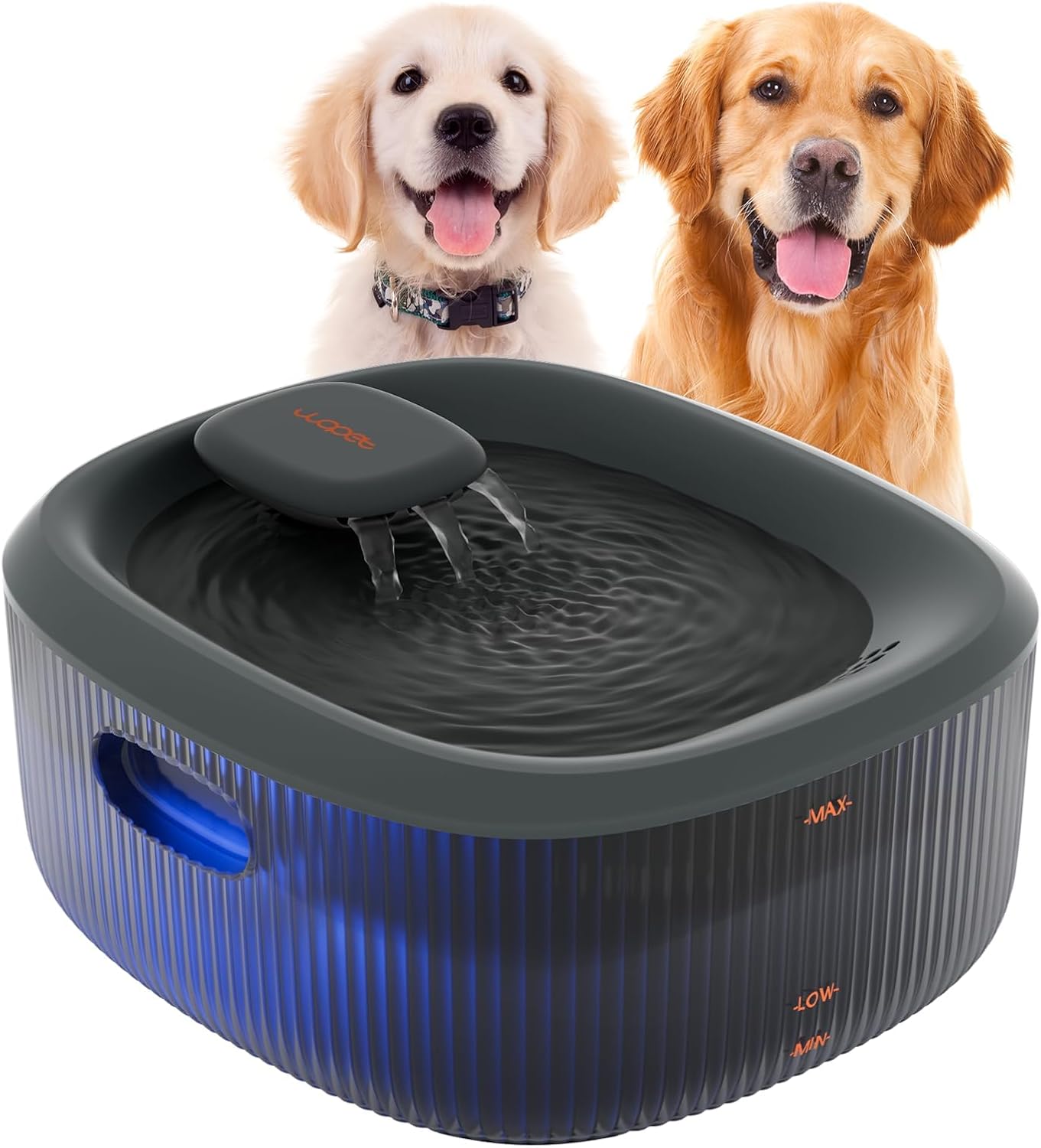 wopet-w600plus WOPET W600plus Pet Water Fountain for Multiple Cats or Large Dogs, 6L/205oz/1.6Gal Water Dispenser, Ultra-Quiet Pump - Image 1